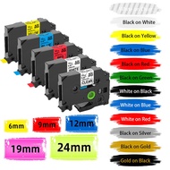 Compatible for Brother P-touch Printer Label Tape 6mm 9mm 12mm 18mm 24mm 36mm for PT-H107B PT-H110 P