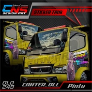 Stiker Pintu Depan CANTER Kanan Kiri Custom Foto Cewek Cantik Hijab Vector Seksi Bisa Request Foto &