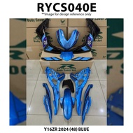 Rapido Cover Set Yamaha Y16ZR 2024 (48) Grey Blue Red Color Accessories Motor Y16 Y16ZR Hitam Body S
