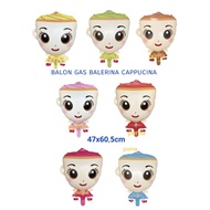 Capucina Ballerina character balloons per pack of 50 pieces