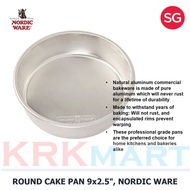 NORDIC WARE ROUND LAYER CAKE PAN 9x2.5"