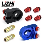 LIZHI - AN10 Universal Oil Filter Cooler Sandwich Plate Adapter M20*1.5 and 3/4UNF-16 Turbo T3 T4 En