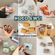 READY STOCKFor HOCO EW51 Case Cute Cartoon Textile Crafts Earphone Case Casing Cover