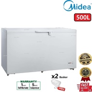 Midea WD-500WR Chest Freezer|Peti Sejuk Daging|Peti Sejuk Beku (500L)