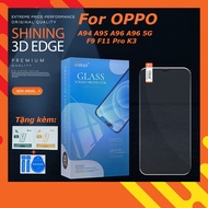 Tempered glass for Oppo A94 A95 A96 A96 A98 5G F9 F11 F23 Pro K3 K11 K11X 5G Transparent Mietubl 9H 