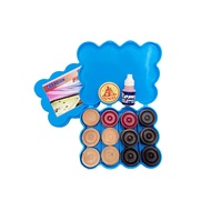 Romco Champion Carrom Seed + Ivory Carrom Stricker + 10gm Carrom Powder Set