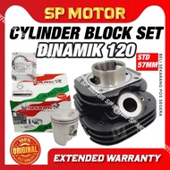 MODENAS DINAMIK120 DINAMIK 120 CYLINDER BLOCK BLOK SET PISTON RING STANDARD 54MM RACING 57MM 100% OR