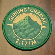 🏔️Gunung Chamah Hiking Patch – G7 Malaysia Rainforest Badge | Adventure Patch