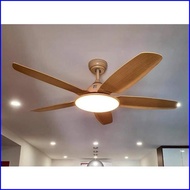 5-blade Ceiling Fan, Ceiling Fan with Led Light and Remote Control, Suitable for Any Space - HN