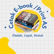 (10 Lembar) Print Kertas A5 - Cetak Buku & Ebook Hitam Putih