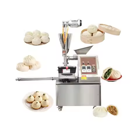 Full Automatic Baozi Momo Making Machine Commercial Automatic Momo Bun Making Machine Dumpling Maker