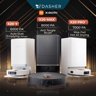 [READY STOCK] Xiaomi Robot Smart Vacuum X20+ /X20 Pro / X20 Max  LDS Laser Navigation | 8000PA Sucti
