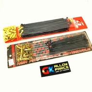 LIDI / SPOKE / JEJARI DEPAN DAN BELAKANG PNP MOTOR EX5 / Ex5 DREAM / C70 / KRISS DAN SAMA DGNYA