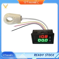 [UTnus9ddL] Hall Ammeter Voltmeter DC 0-300V 400A Battery Monitor LED Digital Current Voltage Meter 
