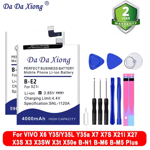 B-M5 B-M6 B-N1 BK-B-70 BK-B-59 B-G0 Battery For VIVO X6 Y35/Y35L Y35a X7 X7S X21i X27 X3S X3 X3SW X3