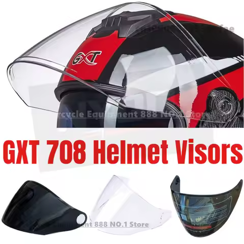 Motorcycle Half Helmet Lens GXT 708 Helmet Lens Color Visors gxt708 Helmet Replacement Parts