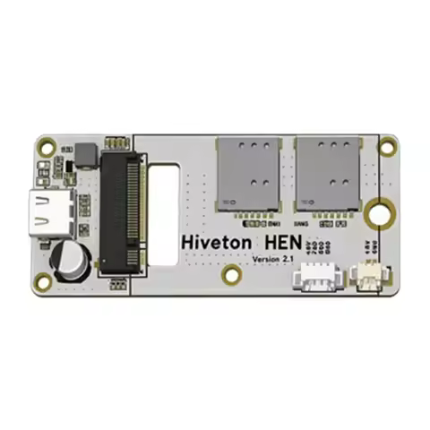 Upgraded-USB 3.2 Interface 5V 4A Enhanced Power Supply 5G Module Adapter Board Hiveton HEN 5G USB De