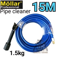SELANG PIPE CLEANER 15M / 25M MOLLAR SELANG JET CLEANER SELANG PEMBERSIH SALURAN SELOKAN / PIPA BUNT