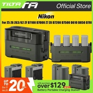 TILTA EN-EL15 Battery 2400mAh Portable Charging Station (4 Channel) for Nikon Camera Z8, Z7, Z6, Z5,