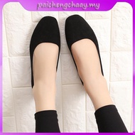 Plus Size 35-43 Women Suede Slip On Lofers Shoes Office Casual Rounded Toe Flats Shoes