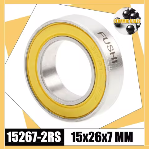 15267-2RS Stainless Bearing 15*26*7 mm 1PC ABEC-3 15267 RS Bicycle Hub Front Rear Hubs Wheel SC 15 2