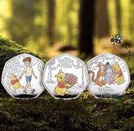 2026 英國皇家鑄幣局 小熊維尼100週年 一百周年紀念幣三份套裝The Royal Mint Disney Winnie the Pooh 100 Years