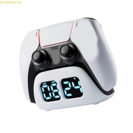 Doublebuy Charging Station with Time Display Clock Gamepad Charging Stand Dock Holder