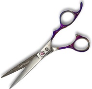 Saki Kohana Damascus Steel Hair Cutting Shears, 61-63 HRC Hardness, Japanese Convex Blade (6.0 Inche