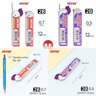 Lead Pencil 0.5 2B 0.7 mm Mechanical Pencil Lead PL07 Joyko PL-05 2B 0.5 mm