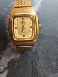 出售 BALAS 白朗士 女用錶 需維修 價格可談 手錶  絕版 藍寶石水晶玻璃 高級感 全金 鑽計時 女石英錶