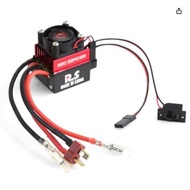 RC Car ESC,60A Brushed ESC Electronic Speed Controller for TRX4 SCX10 RC Crawler Car(T Plug)