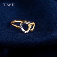 Tiansi 916 (22K) Gold Double Love Ring Double Love Ring 916. Gold Double Love Ring