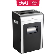 Deli Automatic Paper Shredder Machine Cutter 16 Sheets Office Supplies with LCD Screen (31L) Black E