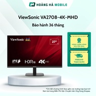 ViewSonic VA2708 MHD Monitor (27 inch / UHD / IPS / 60Hz / 1ms / Speaker) - Genuine