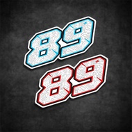 Car Sticker Motorcyclist No. 89 Martin Moto Gp Jorge Martin Reflective Decorative Sticker