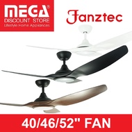 FANZTEC AIRSTREAM 40"/46"/52" DC CEILING FAN WITH OPTIONAL LIGHT
