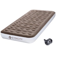 Etekcity Air Mattress Upgraded Twin Size Camping Air Bed Blow Up Bed Inflatable Mattress Raised Airb