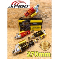 APIDO Absorber 270mm Gas Tank Adjustable Yamaha SRL Z SRL115 SRL115 Fi Y110 Y100 SS KRISS Monoshock 