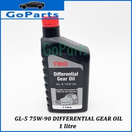 100% Original Toyota Manual Transmission Gear Oil Differential Gear oil [ GL-5 ] 75W-90 1litre