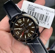 Montres Company 香港註冊公司(33年老店) 卡西歐 CASIO防水 皮錶帶 黑金色 MTPVD01 MTPVD01B MTPVD01BL MTP-VD01 MTP-VD01B MTP-