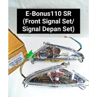 SYM E Bonus110 SR/E Bonus110 New Front Signal Set/Signal Depan Set(With Socket+Bulb)