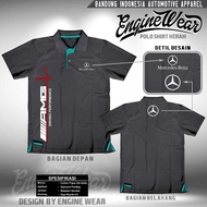 Polo shirt mercedes benz AMG E300 W123 W124 W202 W203 W204 W210 W211 W212 W140 C200 C230 E220 E320 mercy brabus Collar shirt Car tshirt Automotive