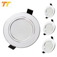 10 Pcs Lot Led Downlight Lamp 3W 5W 7W 9W 12W 15W 18W 230V 110V Ceiling Recessed Downlights Round Panel Light Indoor Lighting