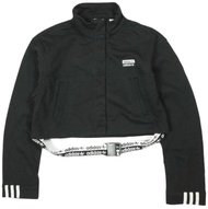 adidas RYV TRACK TOP 短版運動TOPFQ7024 M 黑色外套外套 [二手] [adidas]