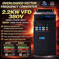Single phase to three phase VSD VFD Frequency Inverter Input 220v 1phase output 380v 3 phase VFD Var