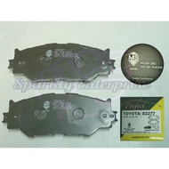 FRONT DISC BRAKE PAD D2277 TOYOTA LEXUS IS250 350