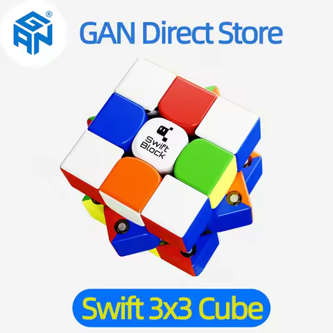 Gan Swift Block 3x3 cube Magnetic Speed cube Stickerless Swift 355S 3x3 Professional Magic Cube Gan 