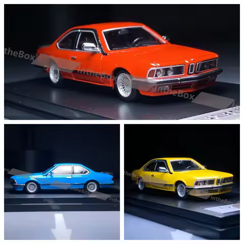 Street Weapon SW 1:64 E24 635 CSI Red Diecast Model car Collection Limited Edition Hobby Toys