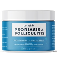 Psoriasis Treatment Cream Ketoconazole - Extra Strength for Scalp Psoriasis Folliculitis - Controls 