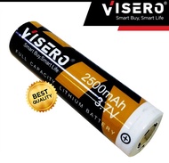 Baterai/Battery Lithium 18650 Full Kapasitas 3.7V 2500Mah Visero